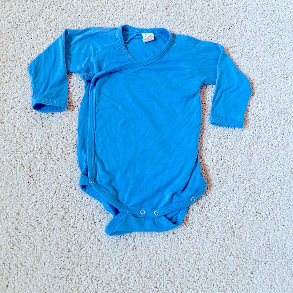 Kate Quinn Sky Blue Kimono Onesie 6-12 months